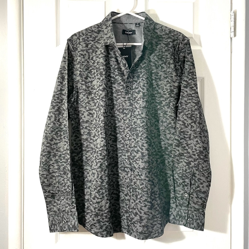 DKNY Long Sleeve Button Up Shirt